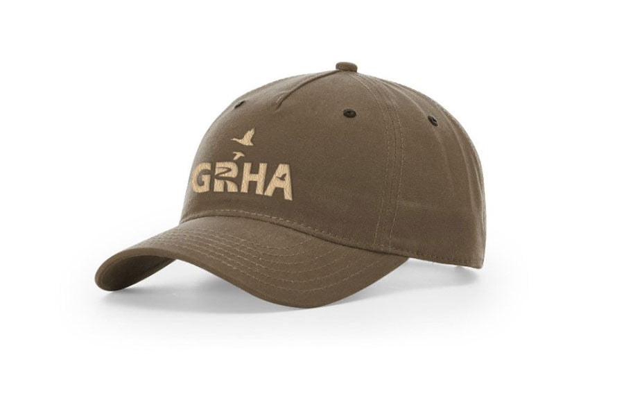 2022 MEMBERSHIP HAT – BROWN OIL CLOTH – GRHA SECONDARY LOGO