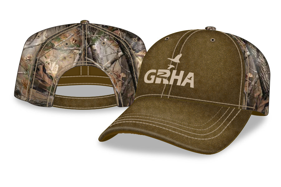 Realtree AP Faux Leathered Poly/Cotton Camo Cap