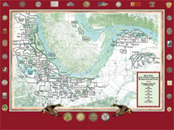 Red DUCK CLUB MAPS
