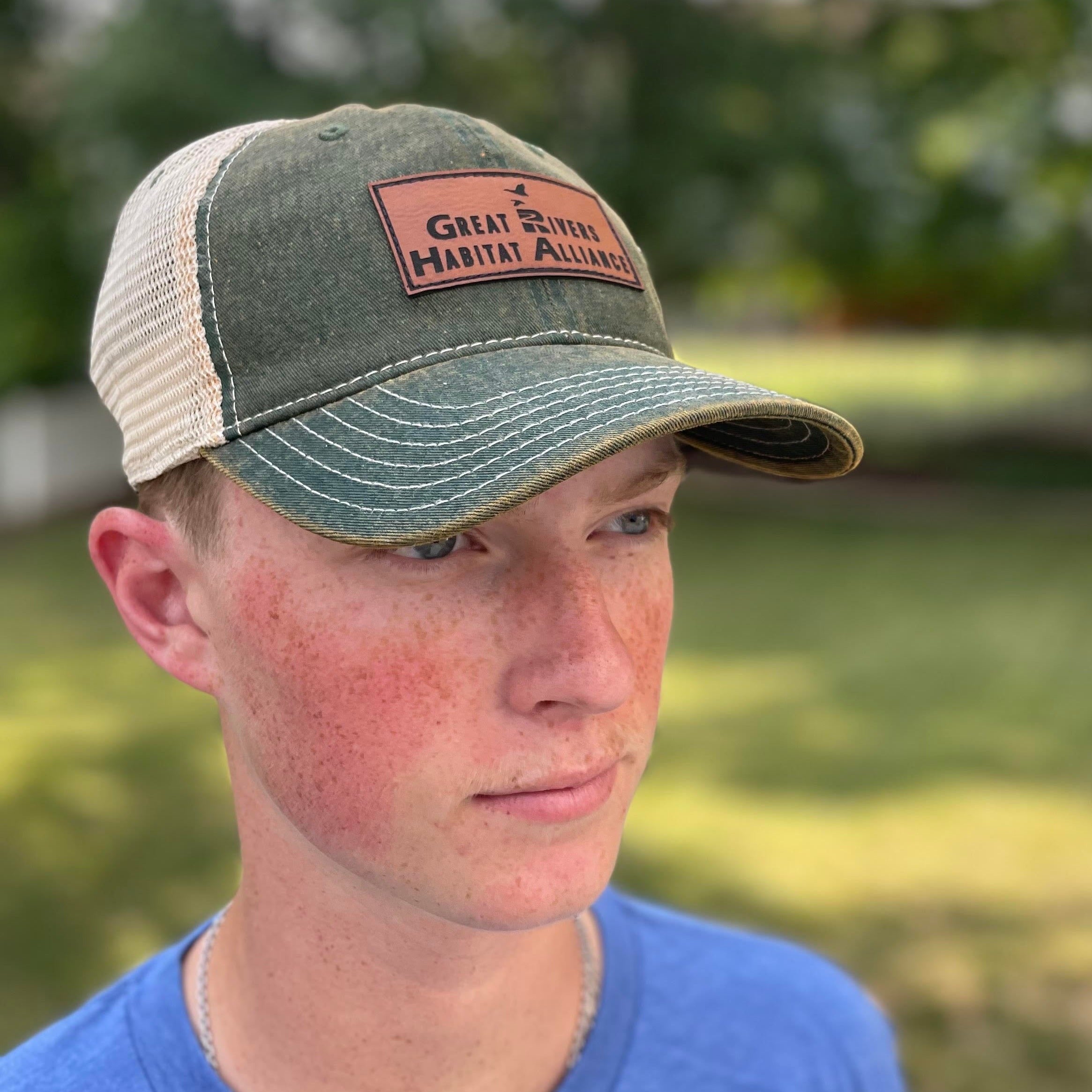 Premium Vintage Washed Mesh Back Cap