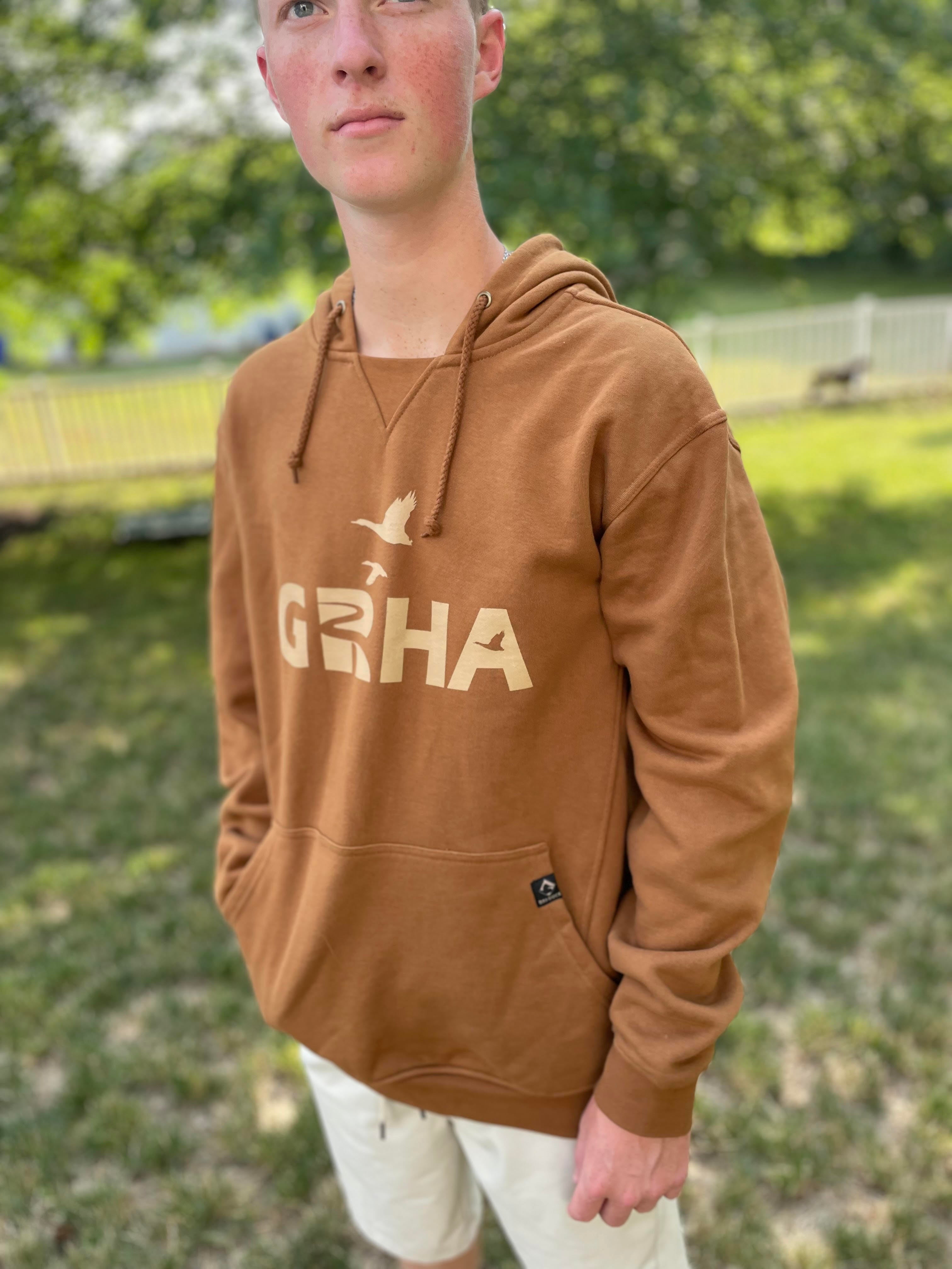 Premium Heavy Woodland Fleece Pullover – Saddle Brown