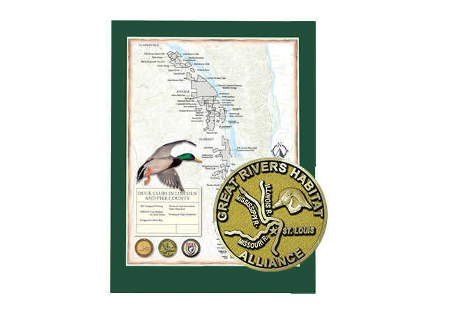 Green DUCK CLUB MAPS