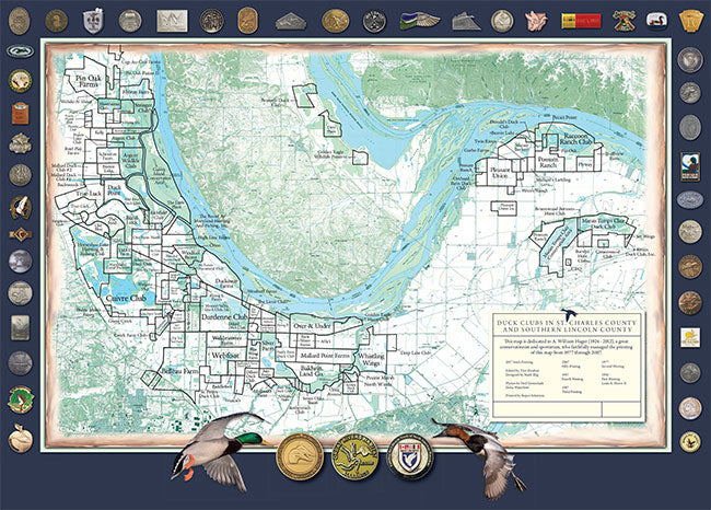 Blue DUCK CLUB MAPS