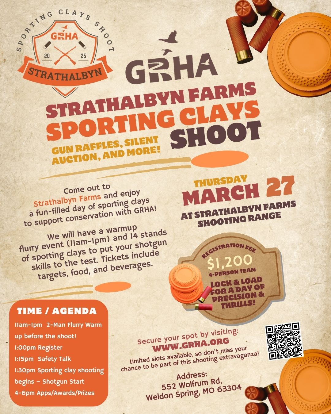 2025 GRHA Annual Sporting Clays Shoot Registration